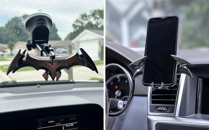 Batman Phone Holder in Car